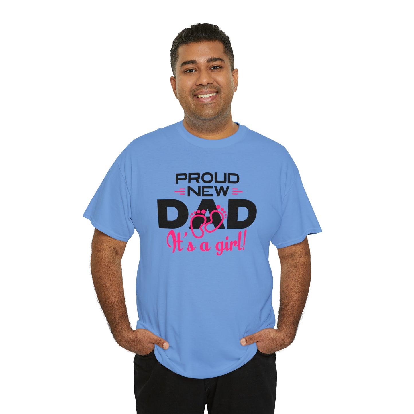 "Proud New Girl Dad" T-Shirt - Weave Got Gifts - Unique Gifts You Won’t Find Anywhere Else!