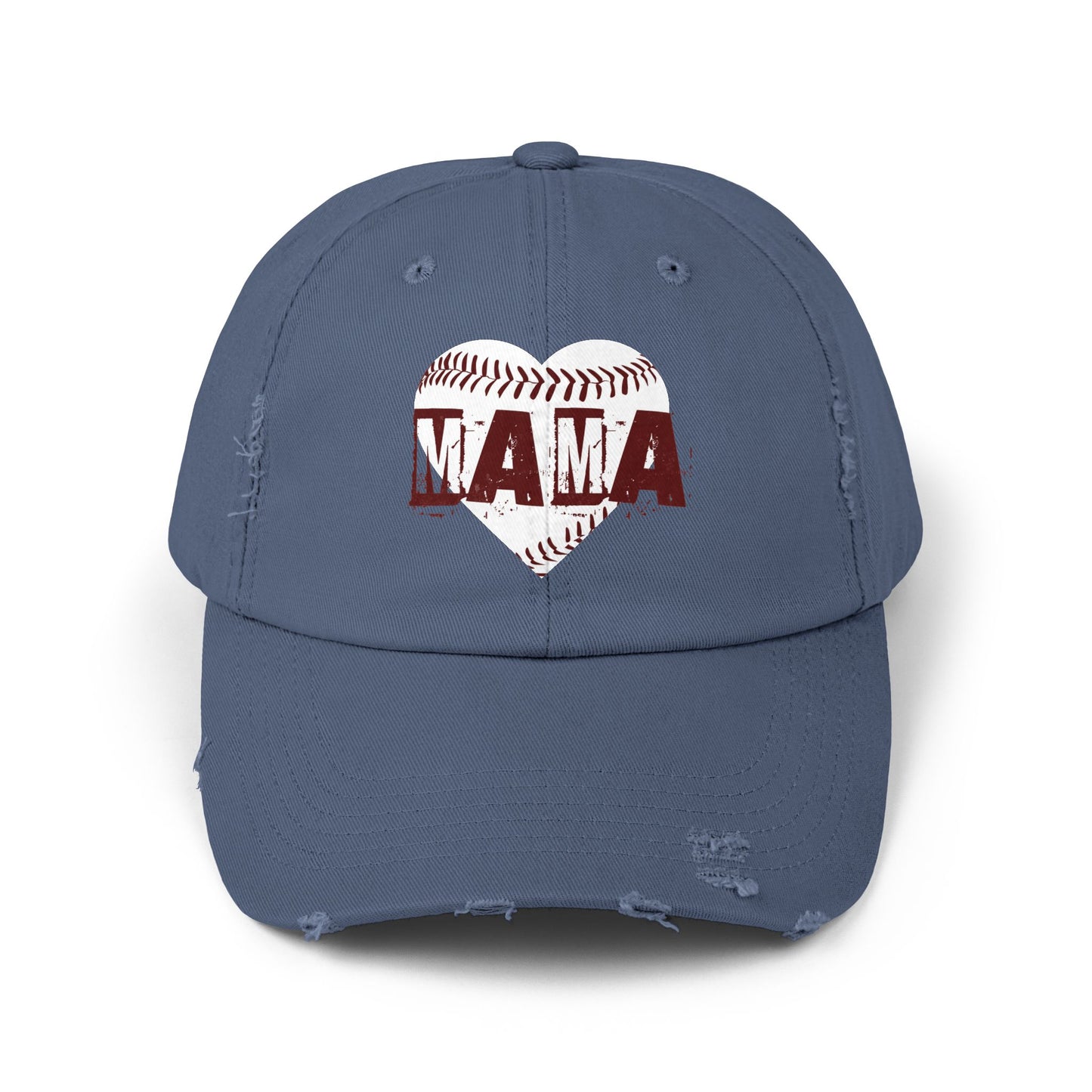 white graphic mama baseball hat