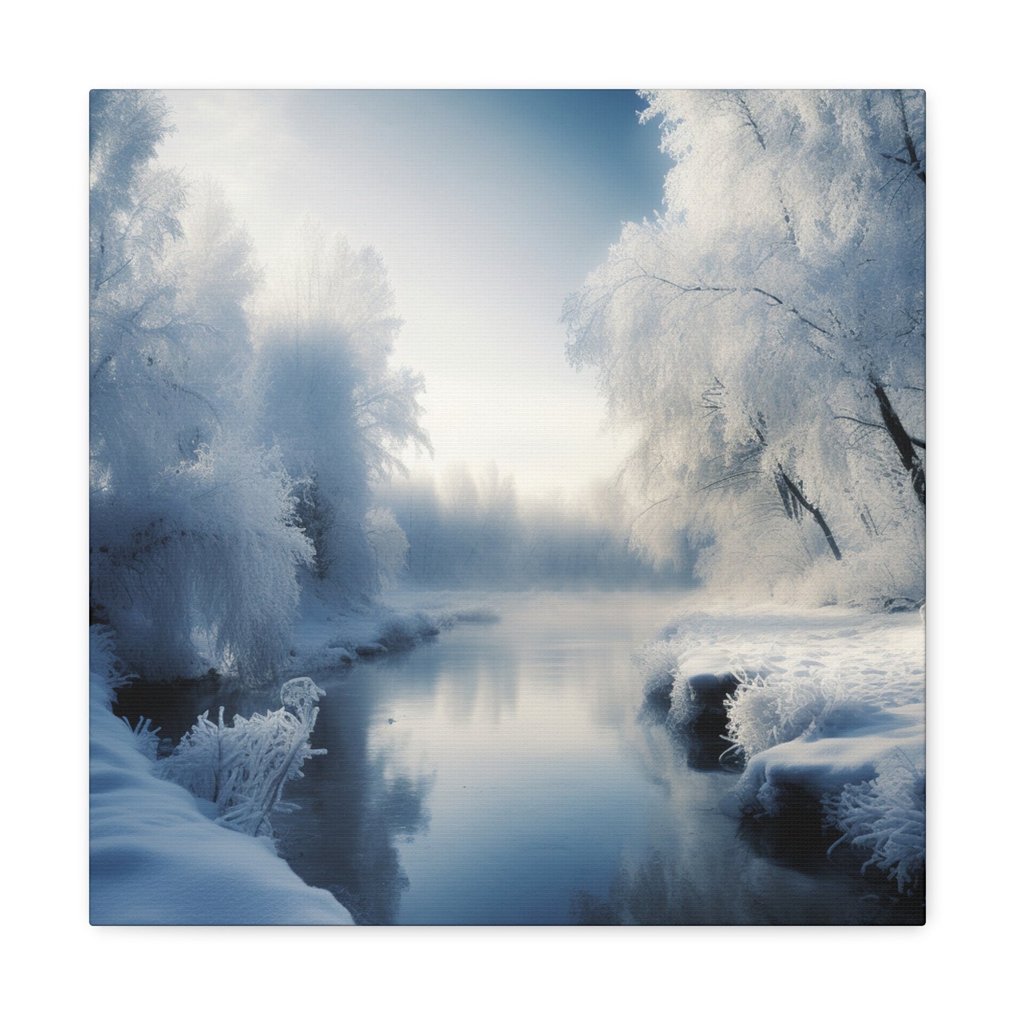"Winter Wonderland By The Creek" Wall Art - Weave Got Gifts - Unique Gifts You Won’t Find Anywhere Else!