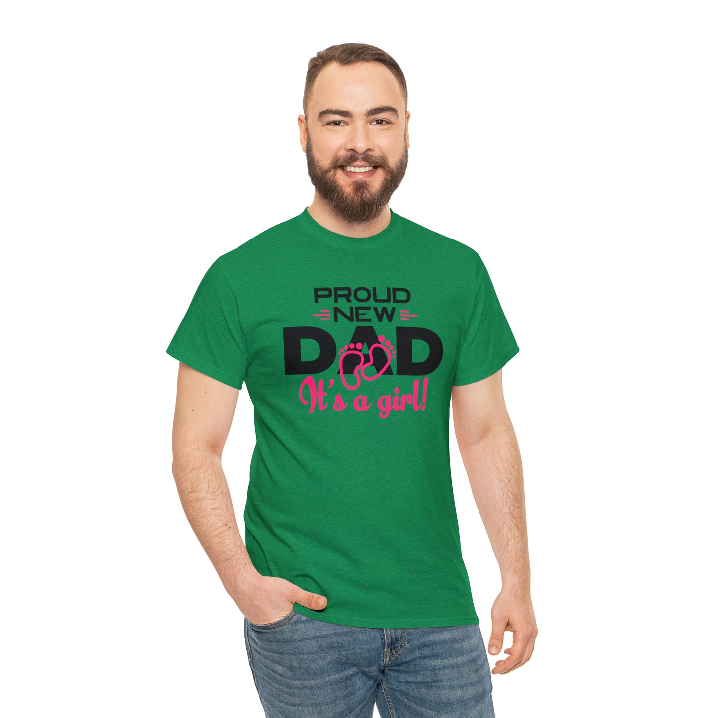 "Proud New Girl Dad" T-Shirt - Weave Got Gifts - Unique Gifts You Won’t Find Anywhere Else!