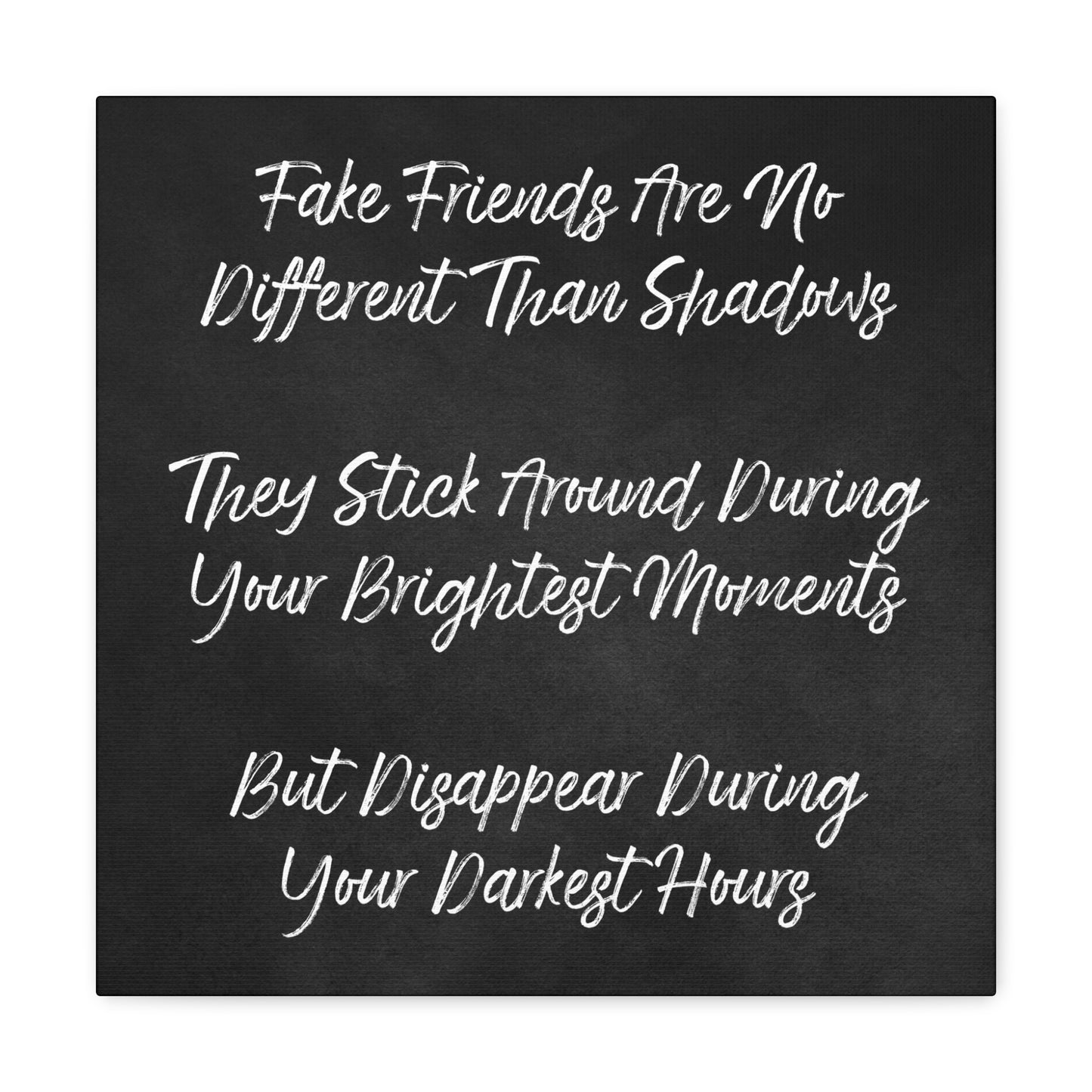 "Fake Friends" Wall Art - Weave Got Gifts - Unique Gifts You Won’t Find Anywhere Else!