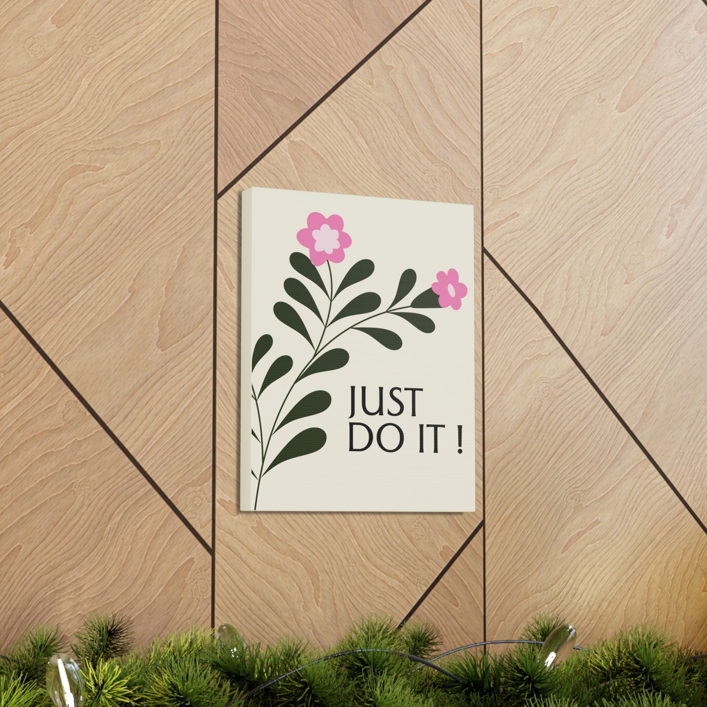 "Just Do It" Floral Wall Art - Weave Got Gifts - Unique Gifts You Won’t Find Anywhere Else!