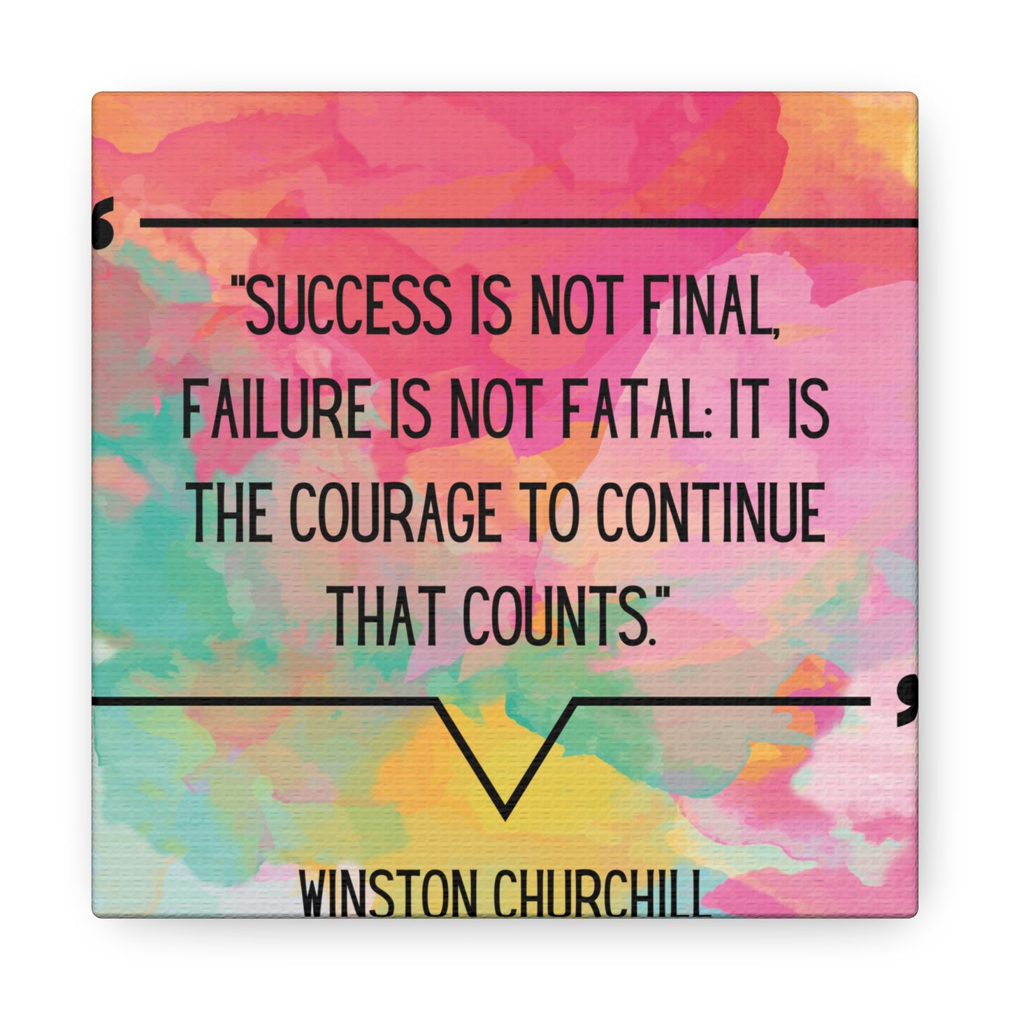 "Failure Is Not Fatal" Wall Art - Weave Got Gifts - Unique Gifts You Won’t Find Anywhere Else!