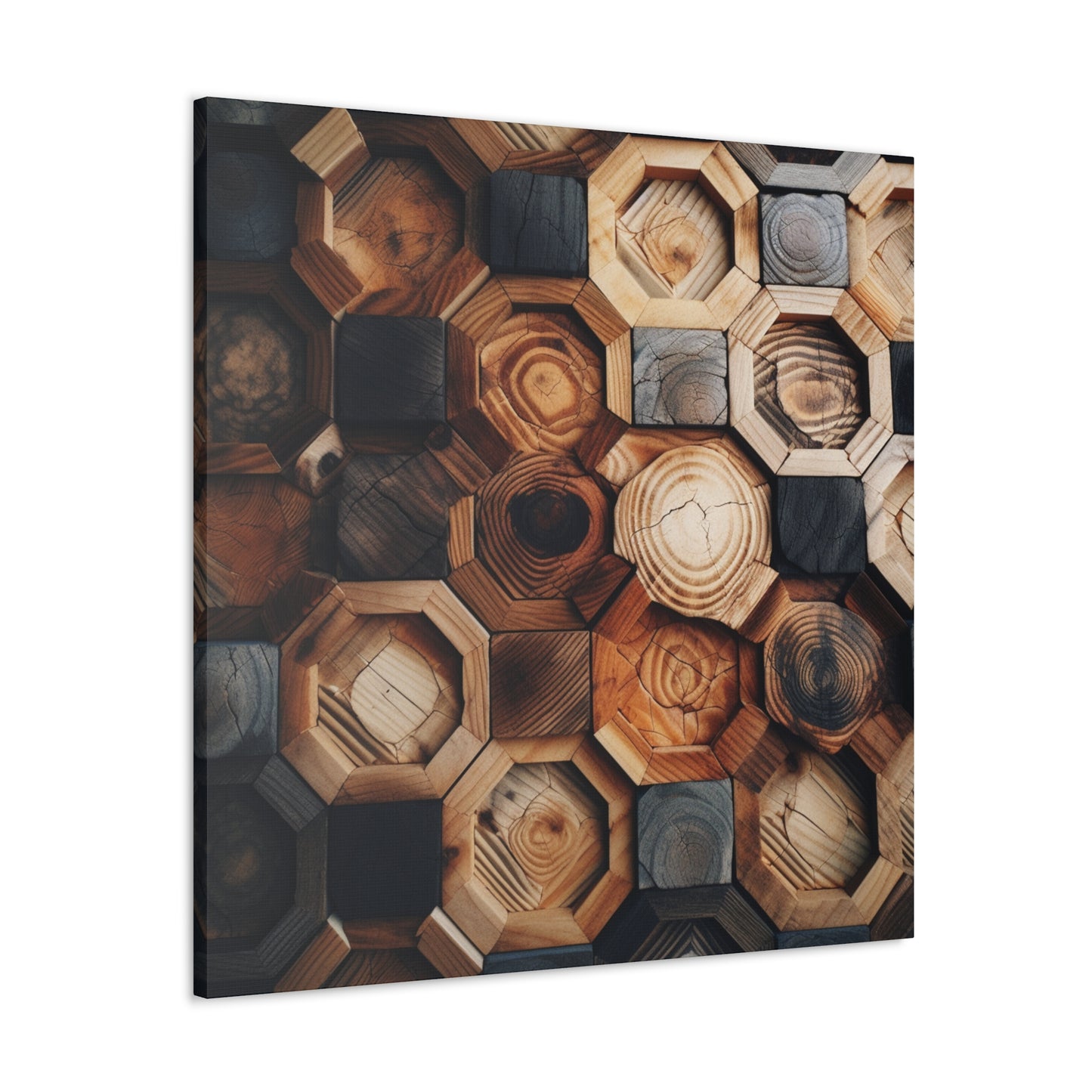 "Geometric Wood" Wall Art - Weave Got Gifts - Unique Gifts You Won’t Find Anywhere Else!