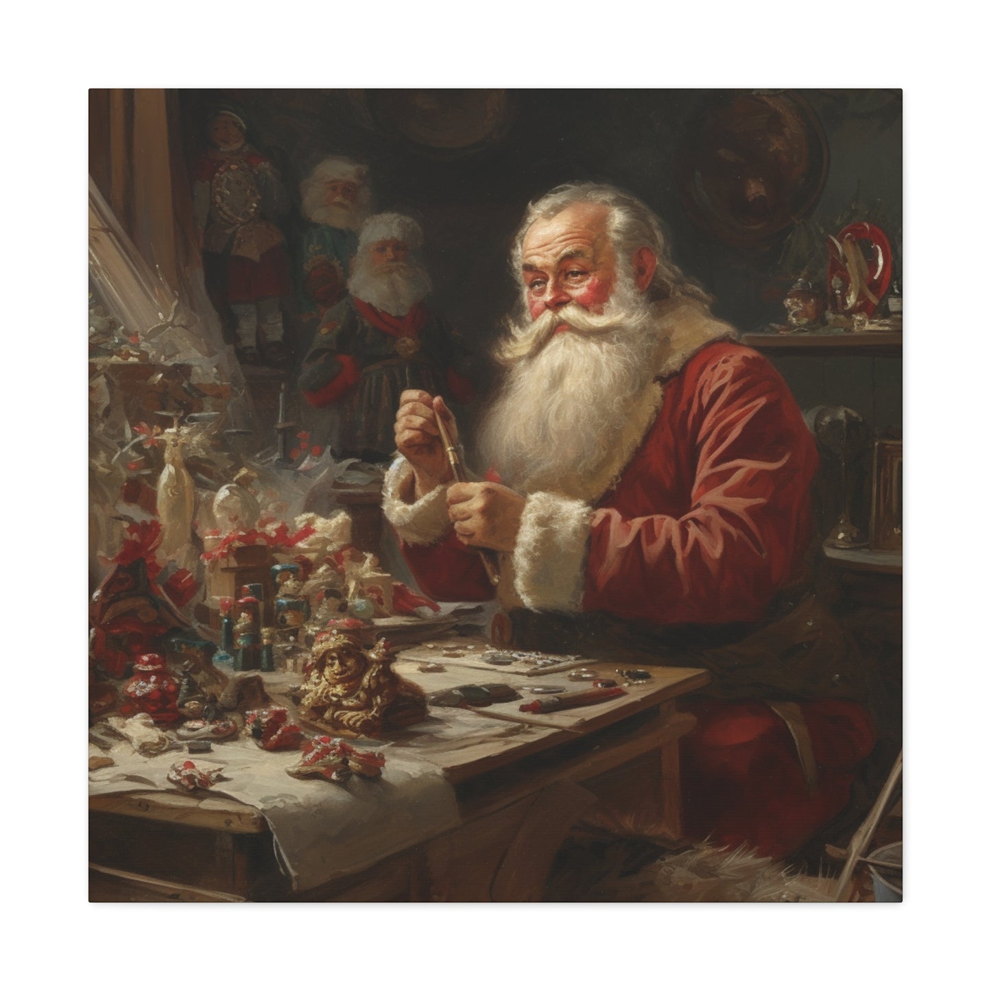 "Vintage Santa" Wall Art - Weave Got Gifts - Unique Gifts You Won’t Find Anywhere Else!