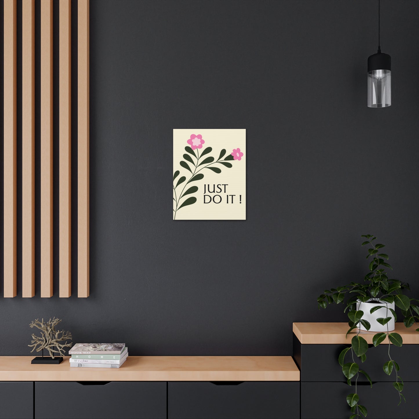 "Just Do It" Floral Wall Art - Weave Got Gifts - Unique Gifts You Won’t Find Anywhere Else!