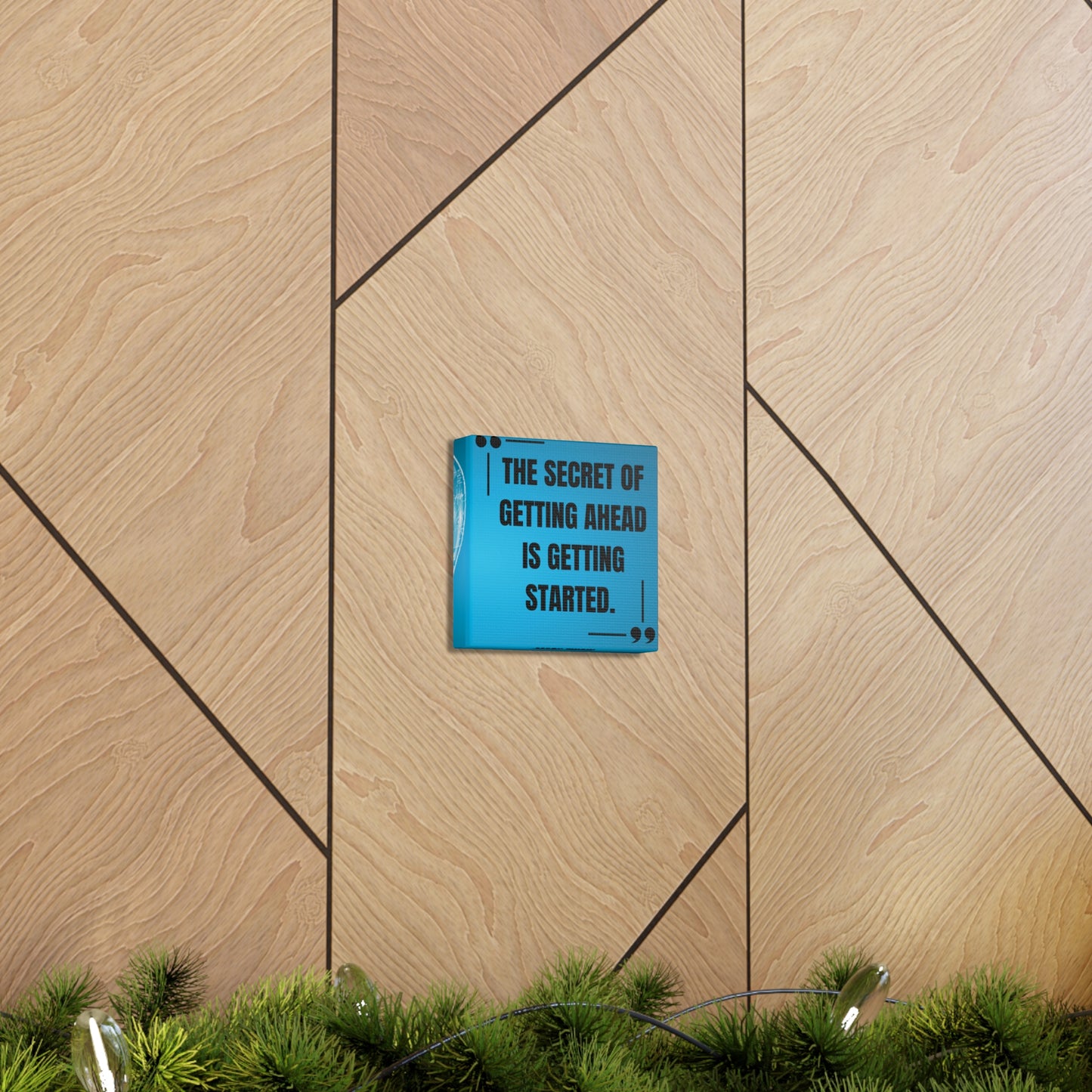 "The Secret To Getting Ahead" Wall Art - Weave Got Gifts - Unique Gifts You Won’t Find Anywhere Else!