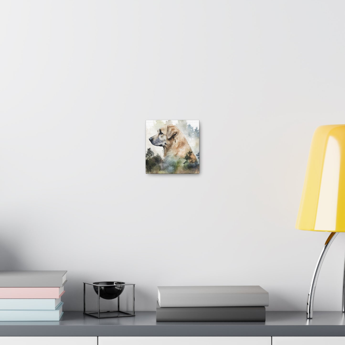 "Dog In The Woods" Watercolor Wall Art - Weave Got Gifts - Unique Gifts You Won’t Find Anywhere Else!