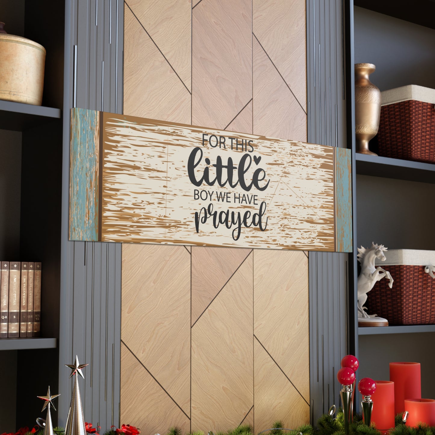 "For This Little Boy We Have Prayed" Wall Art - Weave Got Gifts - Unique Gifts You Won’t Find Anywhere Else!