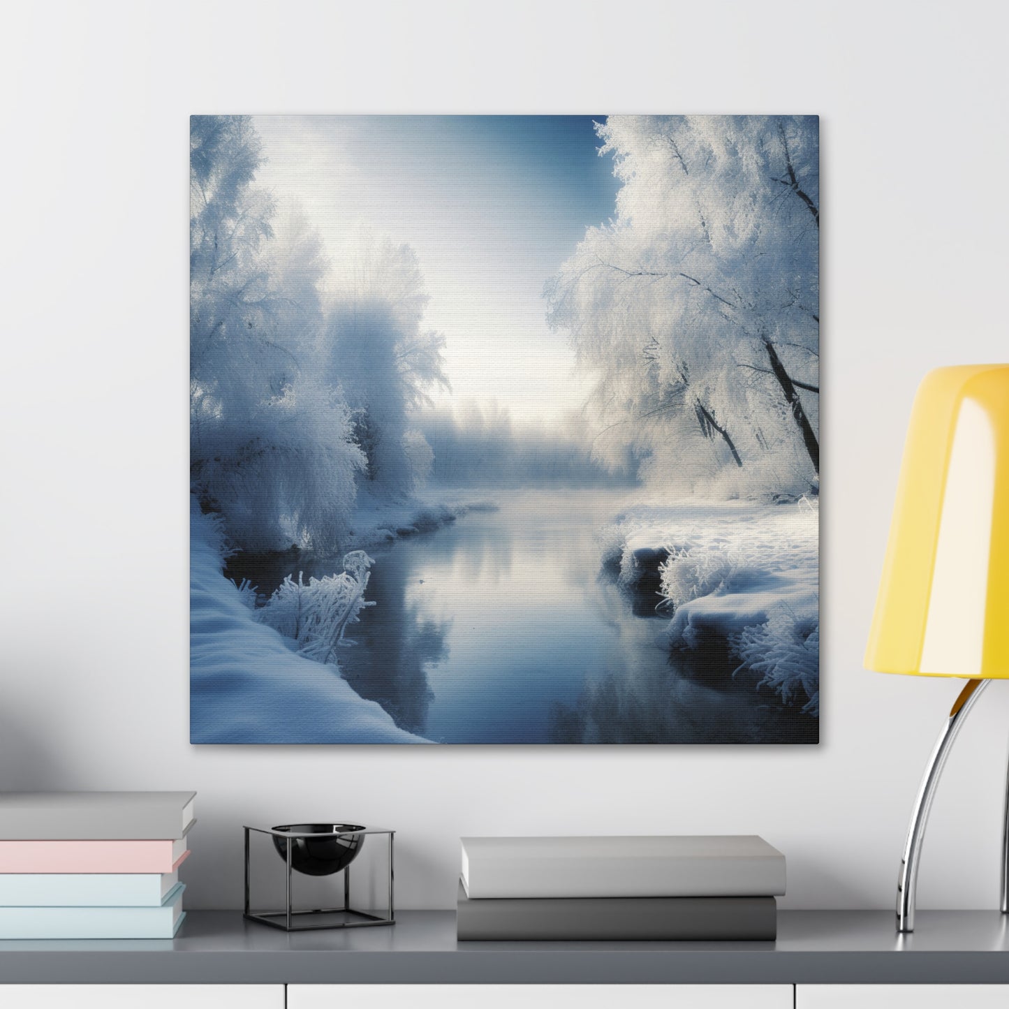 "Winter Wonderland By The Creek" Wall Art - Weave Got Gifts - Unique Gifts You Won’t Find Anywhere Else!