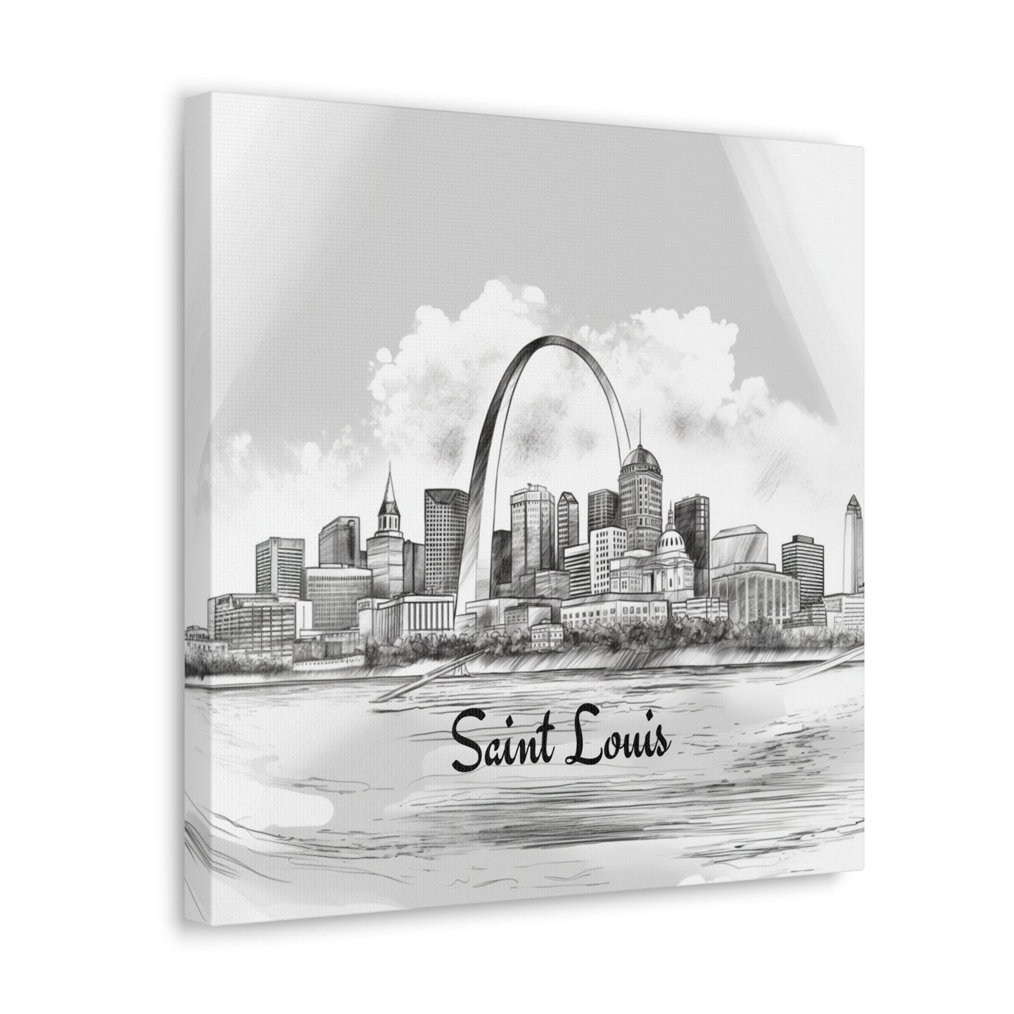 "Saint Louis Skyline" Wall Art - Weave Got Gifts - Unique Gifts You Won’t Find Anywhere Else!