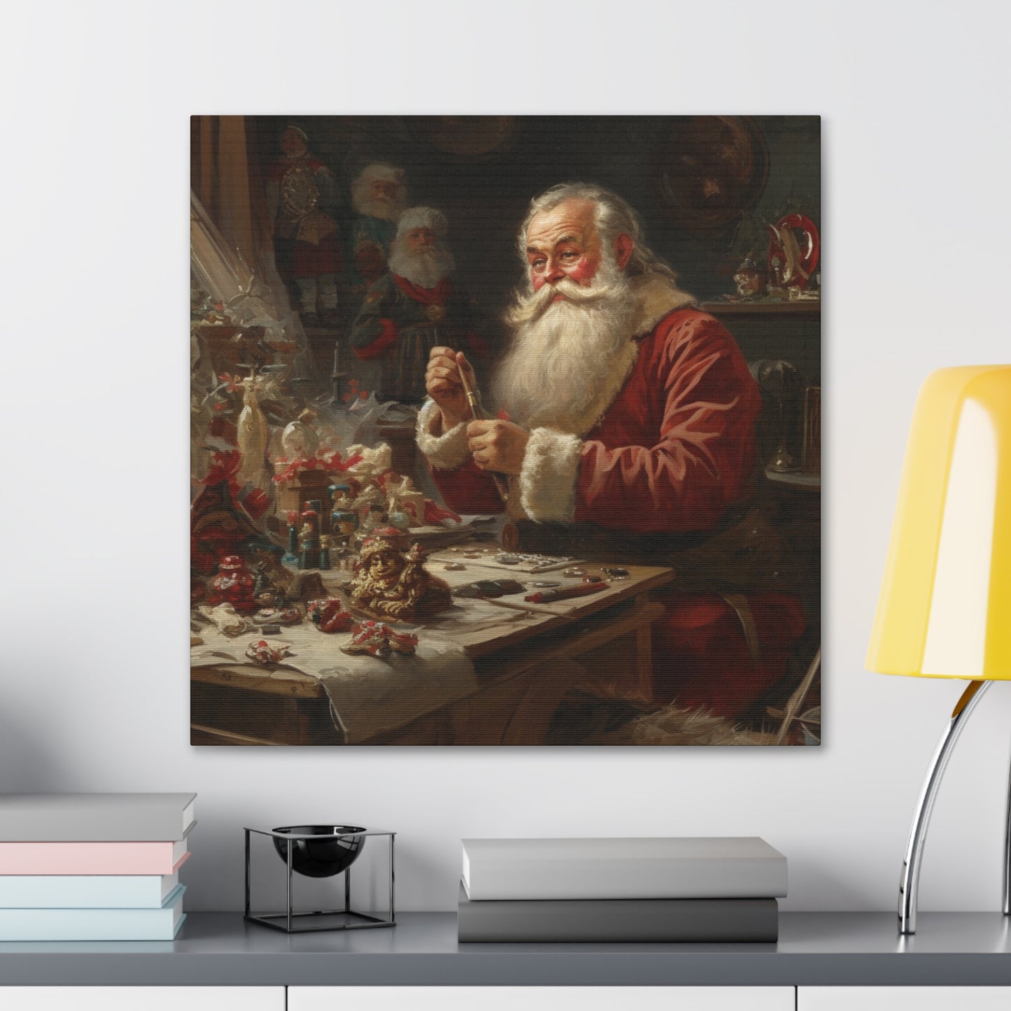 "Vintage Santa" Wall Art - Weave Got Gifts - Unique Gifts You Won’t Find Anywhere Else!