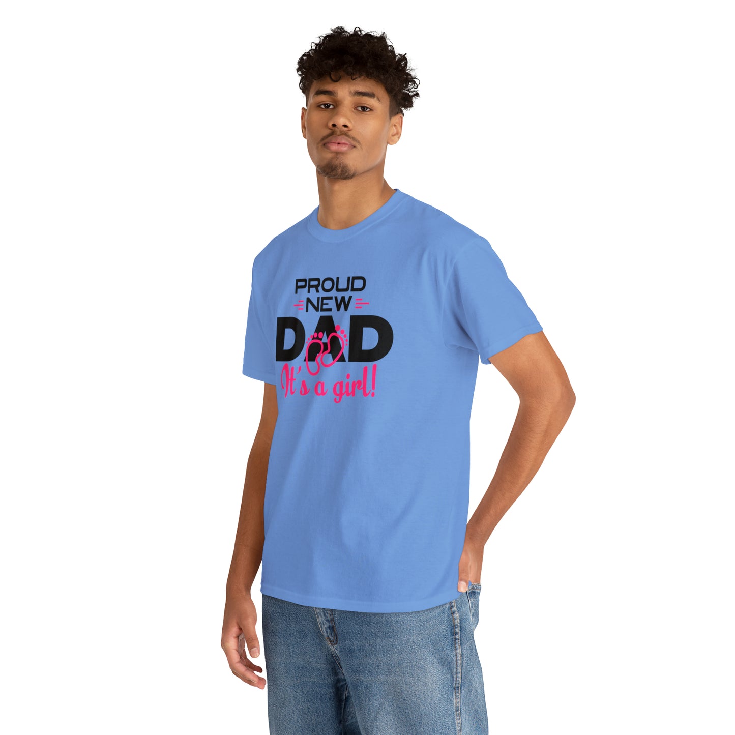"Proud New Girl Dad" T-Shirt - Weave Got Gifts - Unique Gifts You Won’t Find Anywhere Else!