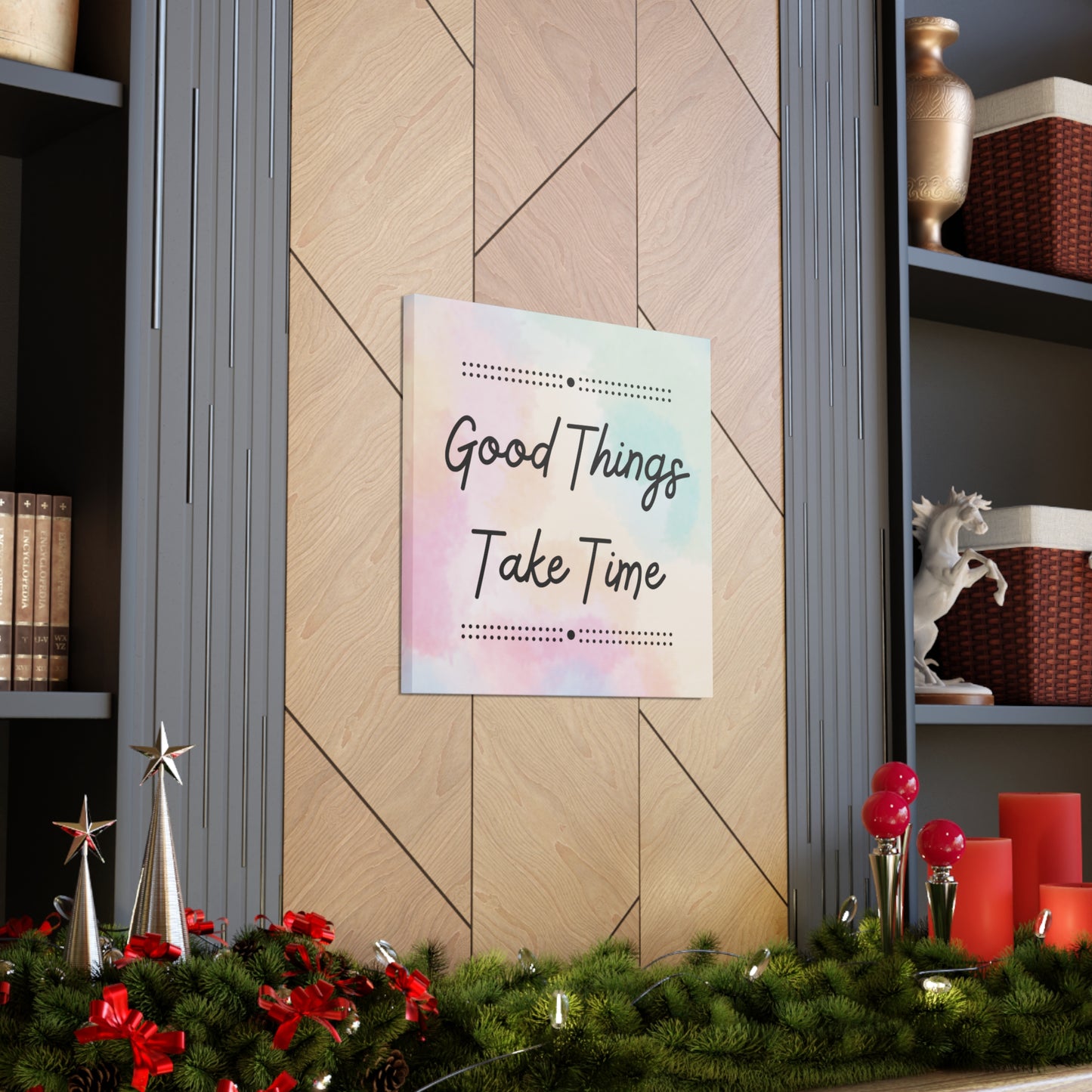 "Good Things Take Time" Wall Art - Weave Got Gifts - Unique Gifts You Won’t Find Anywhere Else!