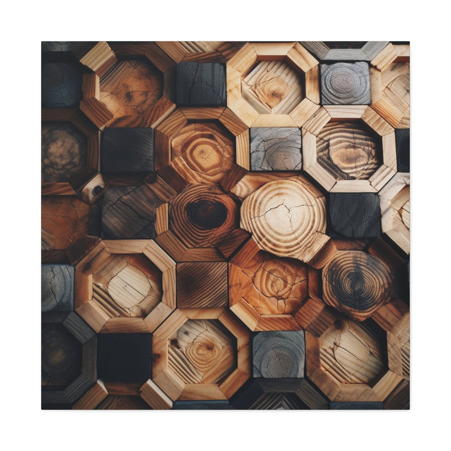 "Geometric Wood" Wall Art - Weave Got Gifts - Unique Gifts You Won’t Find Anywhere Else!