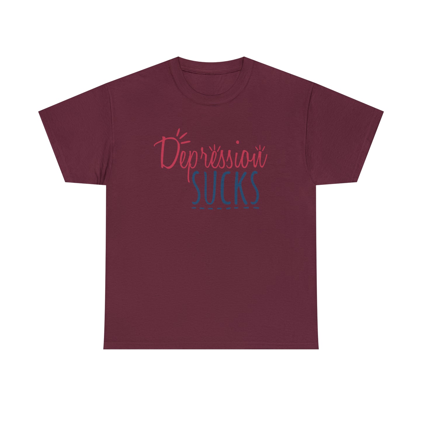 "Depression Sucks" T-Shirt - Weave Got Gifts - Unique Gifts You Won’t Find Anywhere Else!