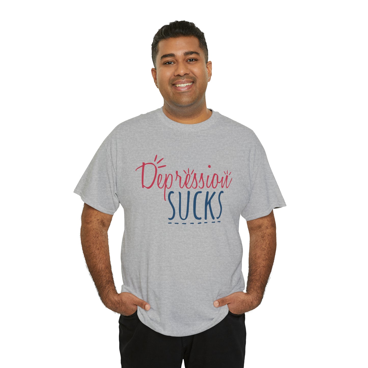 "Depression Sucks" T-Shirt - Weave Got Gifts - Unique Gifts You Won’t Find Anywhere Else!