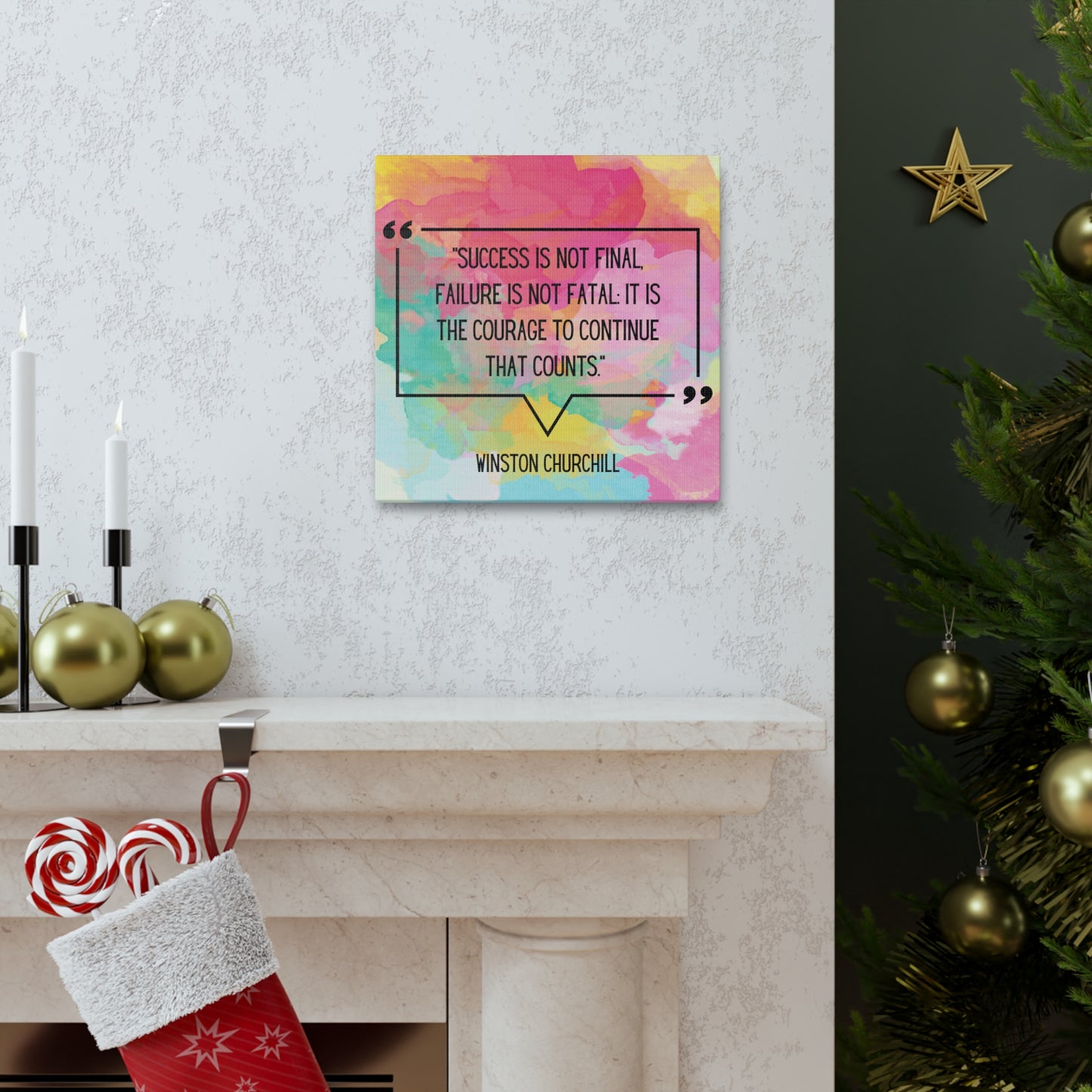 "Failure Is Not Fatal" Wall Art - Weave Got Gifts - Unique Gifts You Won’t Find Anywhere Else!