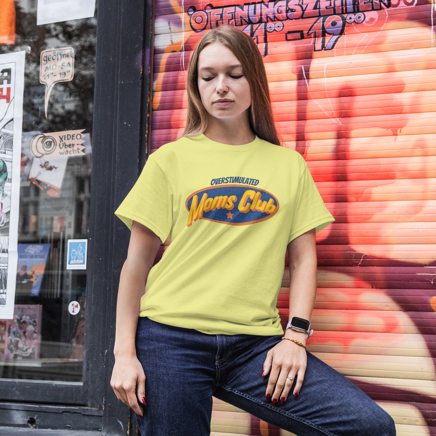 Overstimulated Moms Club Shirt – Funny Vintage Supermom Tee