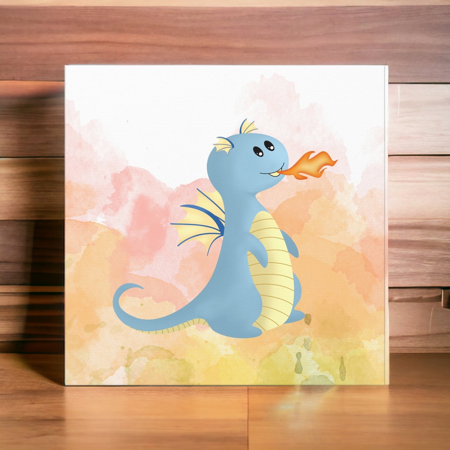 "Fire Dragon" Kids Wall Art - Weave Got Gifts - Unique Gifts You Won’t Find Anywhere Else!
