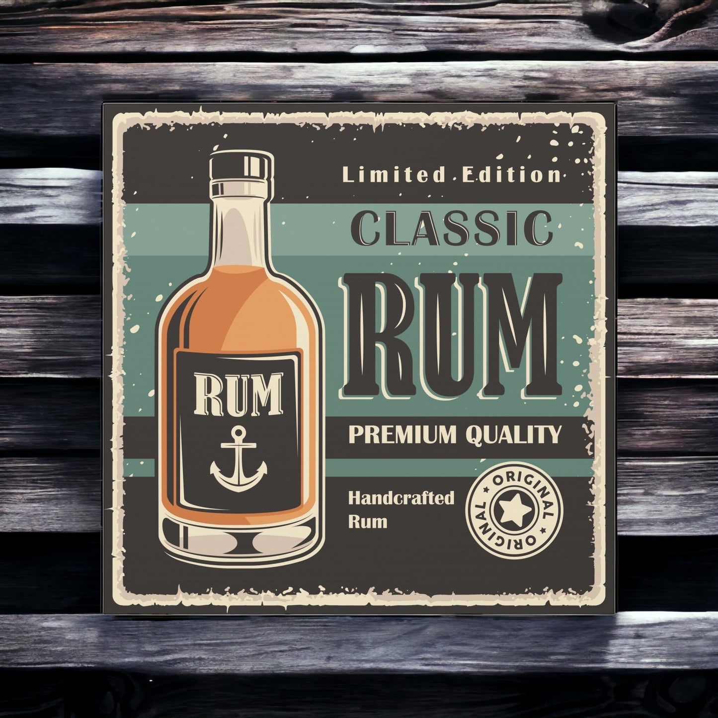 "Classic Rum" Wall Art - Weave Got Gifts - Unique Gifts You Won’t Find Anywhere Else!