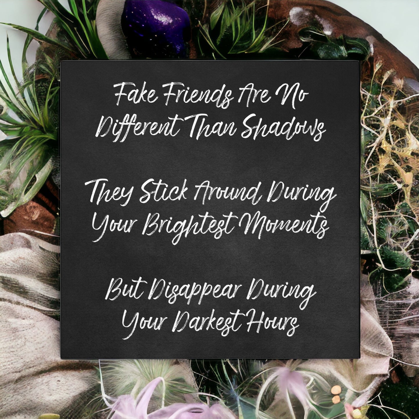 "Fake Friends" Wall Art - Weave Got Gifts - Unique Gifts You Won’t Find Anywhere Else!