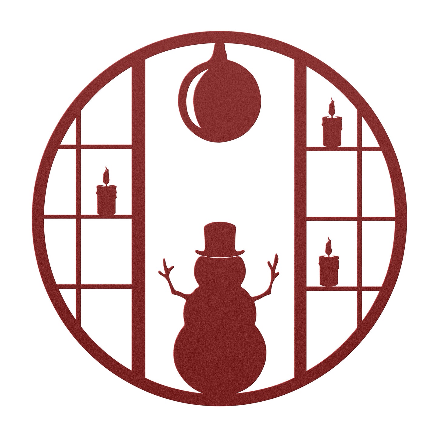 "Snow Man" Metal Sign - Weave Got Gifts - Unique Gifts You Won’t Find Anywhere Else!