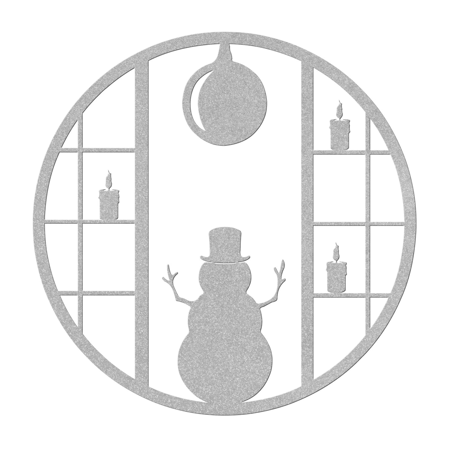 "Snow Man" Metal Sign - Weave Got Gifts - Unique Gifts You Won’t Find Anywhere Else!