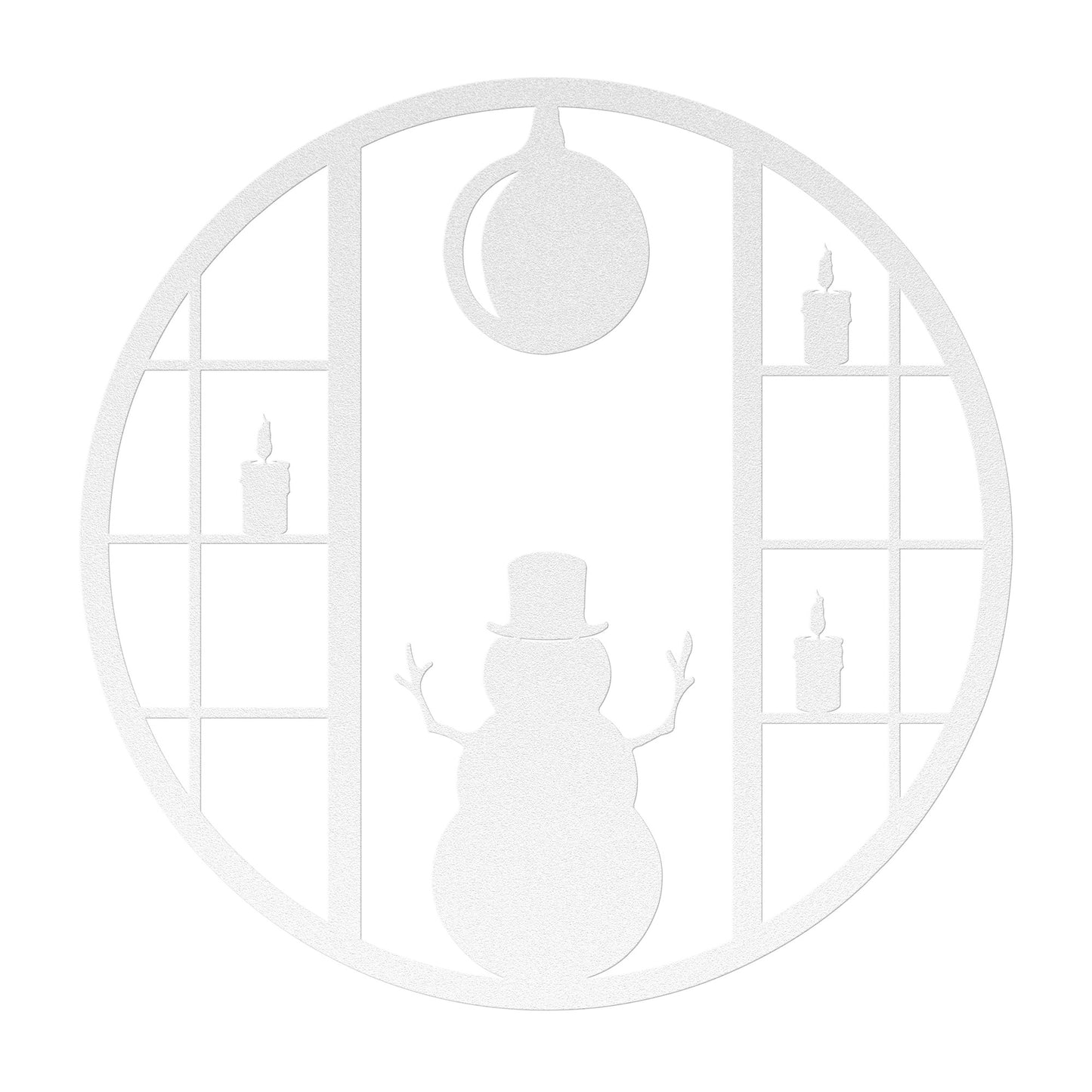"Snow Man" Metal Sign - Weave Got Gifts - Unique Gifts You Won’t Find Anywhere Else!
