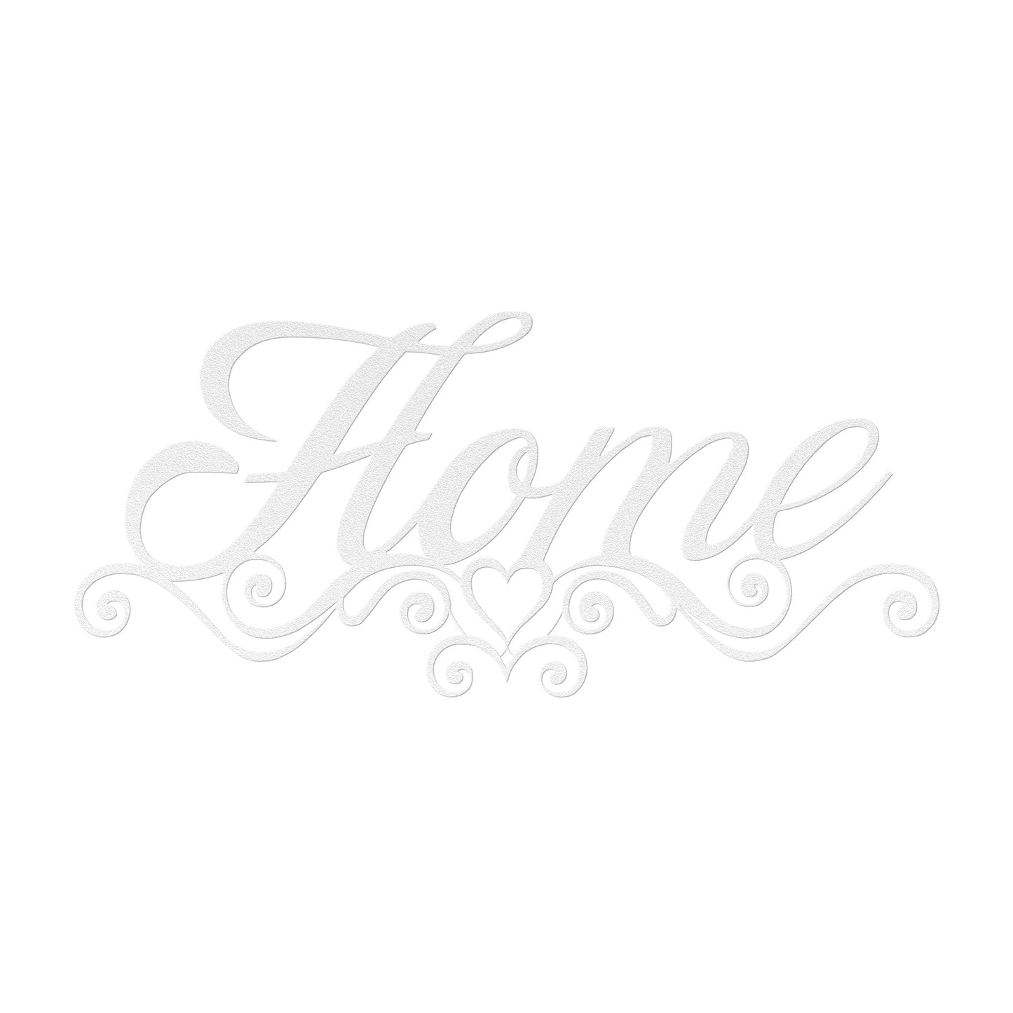 Stylish steel sign for home entryway or patio