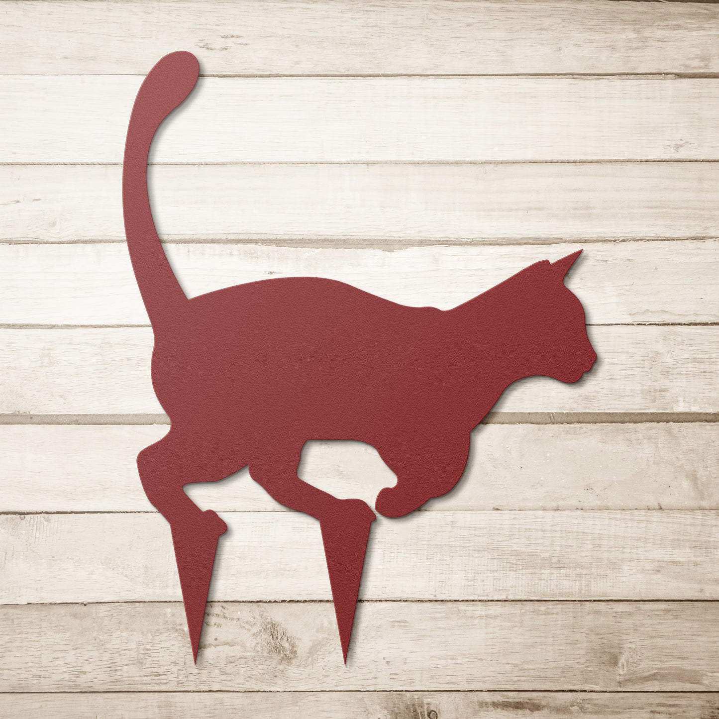 Metal Cat Garden Sign