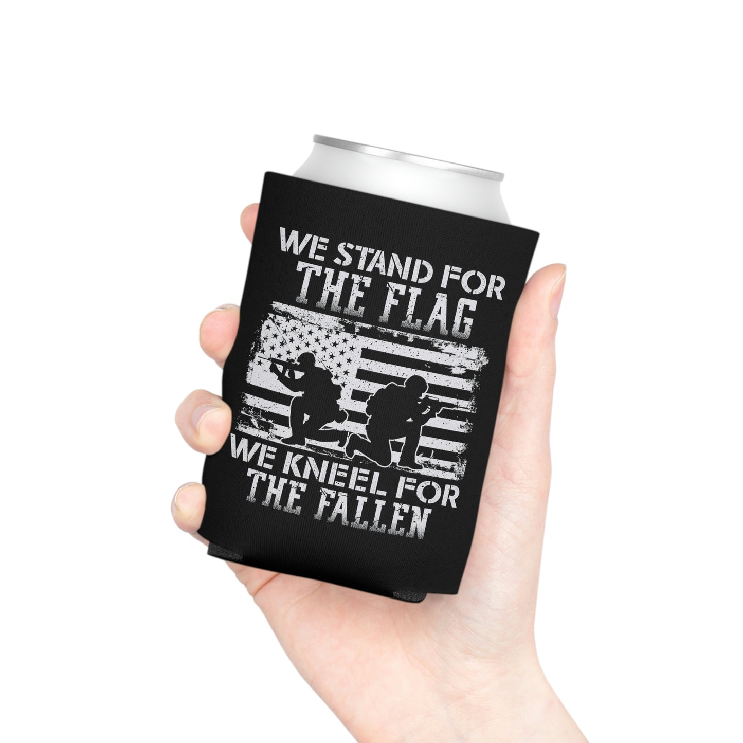 "We Stand For The Flag" Can Cooler - Weave Got Gifts - Unique Gifts You Won’t Find Anywhere Else!