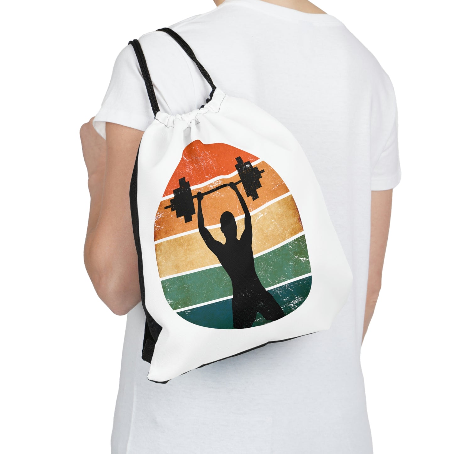 "Weight Lifting" Outdoor Drawstring Bag - Weave Got Gifts - Unique Gifts You Won’t Find Anywhere Else!