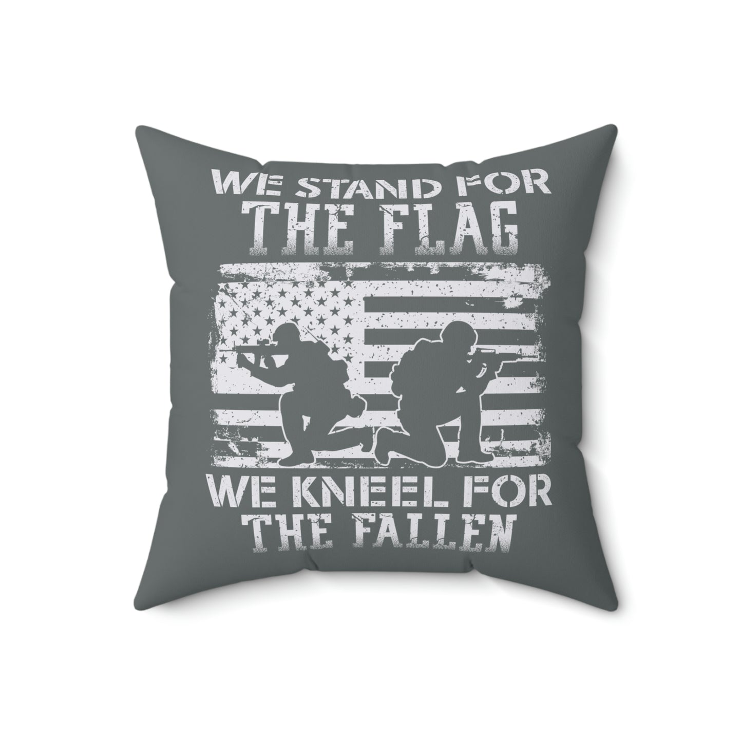 "Stand For The Flag, Kneel For The Fallon" Throw Pillow - Weave Got Gifts - Unique Gifts You Won’t Find Anywhere Else!