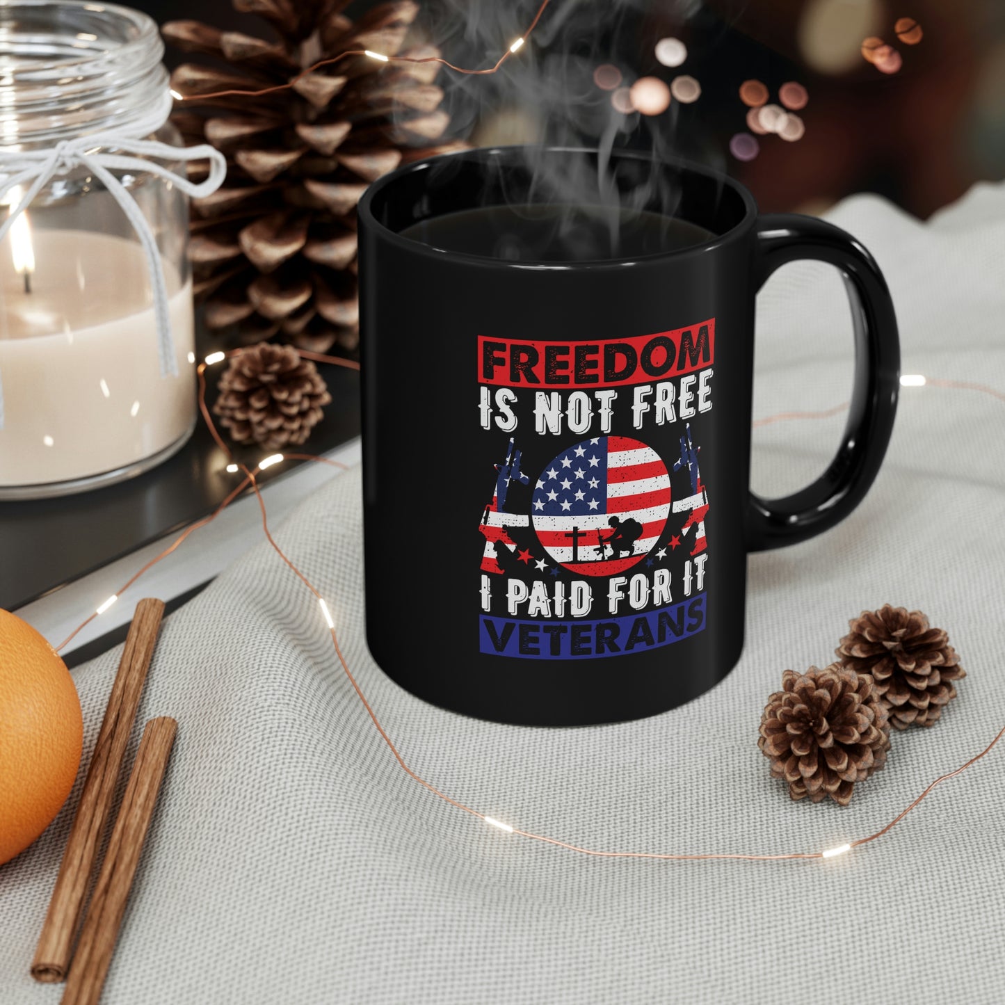 "Veterans - Freedom Is Not Free" Coffee Mug - Weave Got Gifts - Unique Gifts You Won’t Find Anywhere Else!