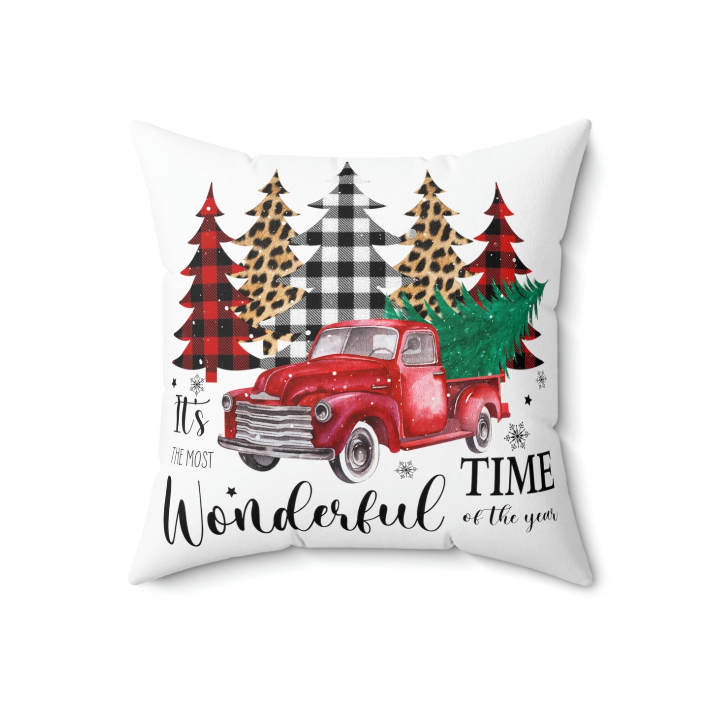 "It's The Most Wonderful Time Of The Year" Throw Pillow - Weave Got Gifts - Unique Gifts You Won’t Find Anywhere Else!