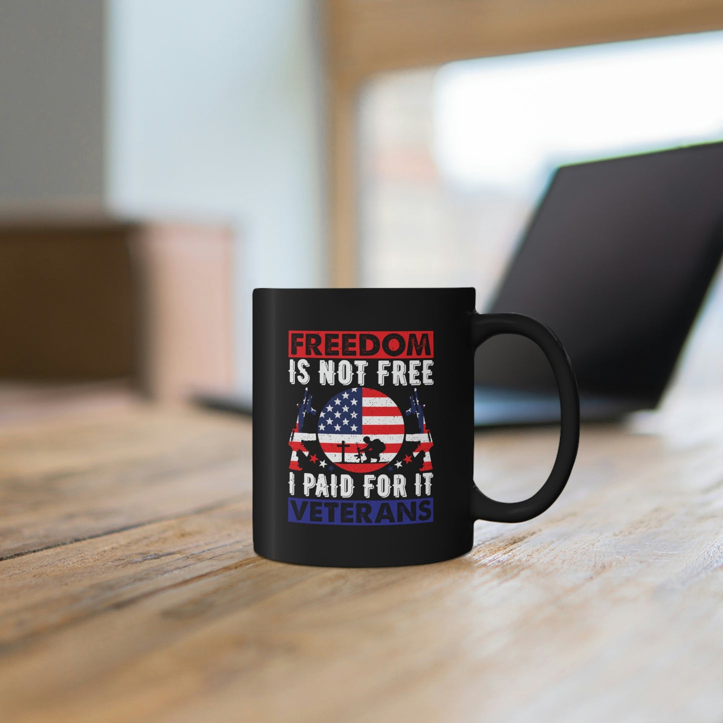 "Veterans - Freedom Is Not Free" Coffee Mug - Weave Got Gifts - Unique Gifts You Won’t Find Anywhere Else!