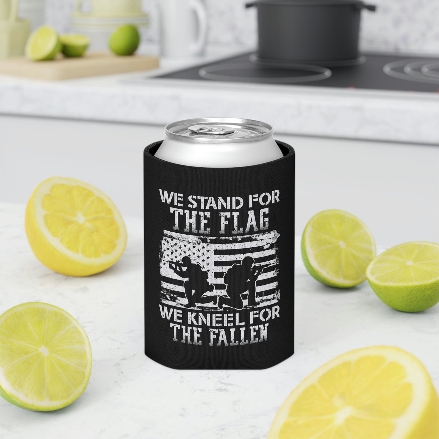 "We Stand For The Flag" Can Cooler - Weave Got Gifts - Unique Gifts You Won’t Find Anywhere Else!