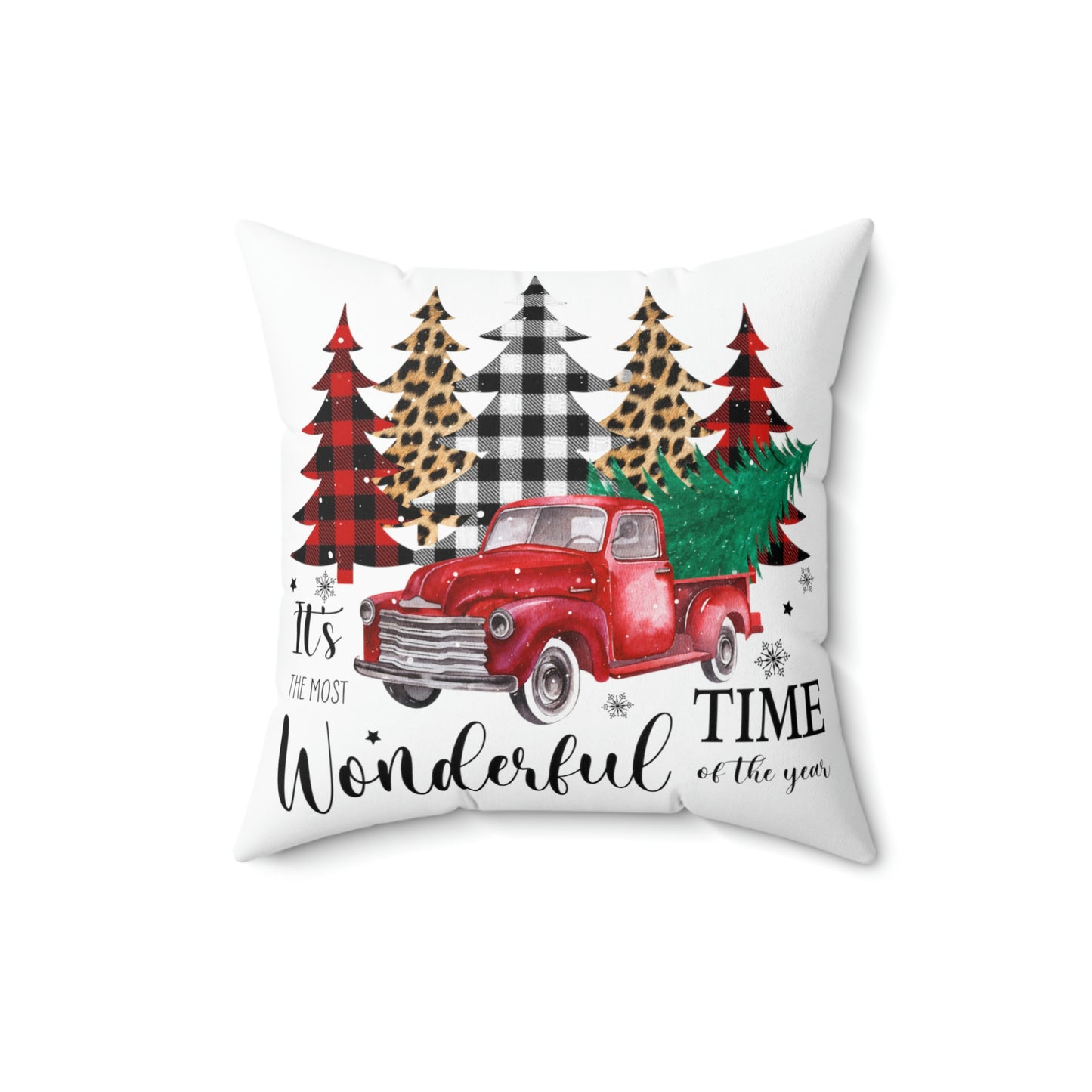 "It's The Most Wonderful Time Of The Year" Throw Pillow - Weave Got Gifts - Unique Gifts You Won’t Find Anywhere Else!