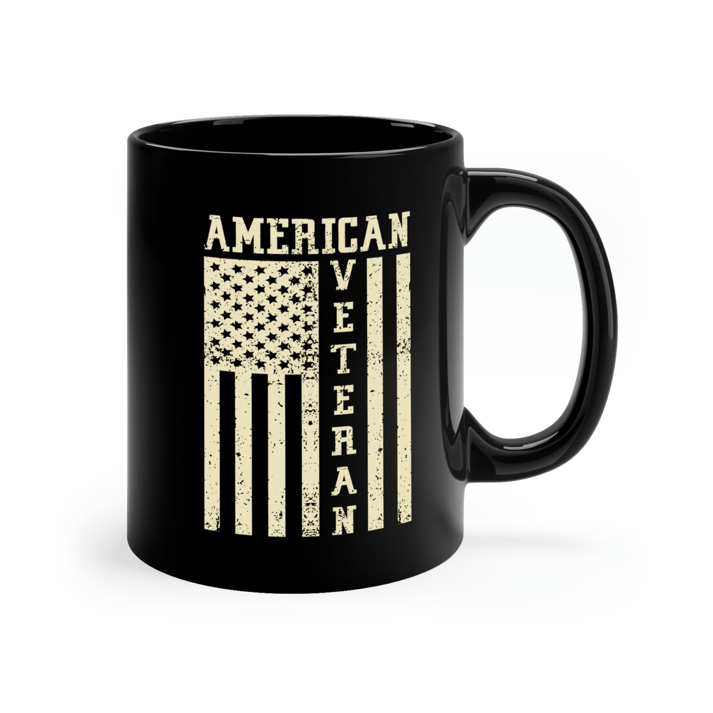 "American Veteran" Black Mug - Weave Got Gifts - Unique Gifts You Won’t Find Anywhere Else!