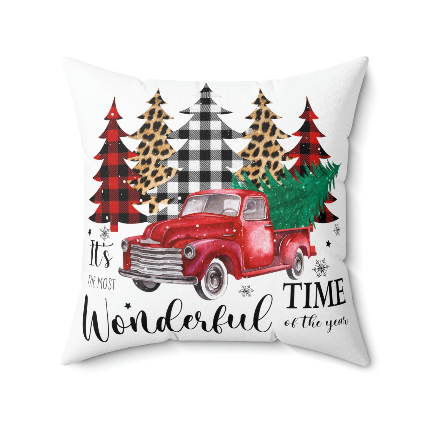 "It's The Most Wonderful Time Of The Year" Throw Pillow - Weave Got Gifts - Unique Gifts You Won’t Find Anywhere Else!