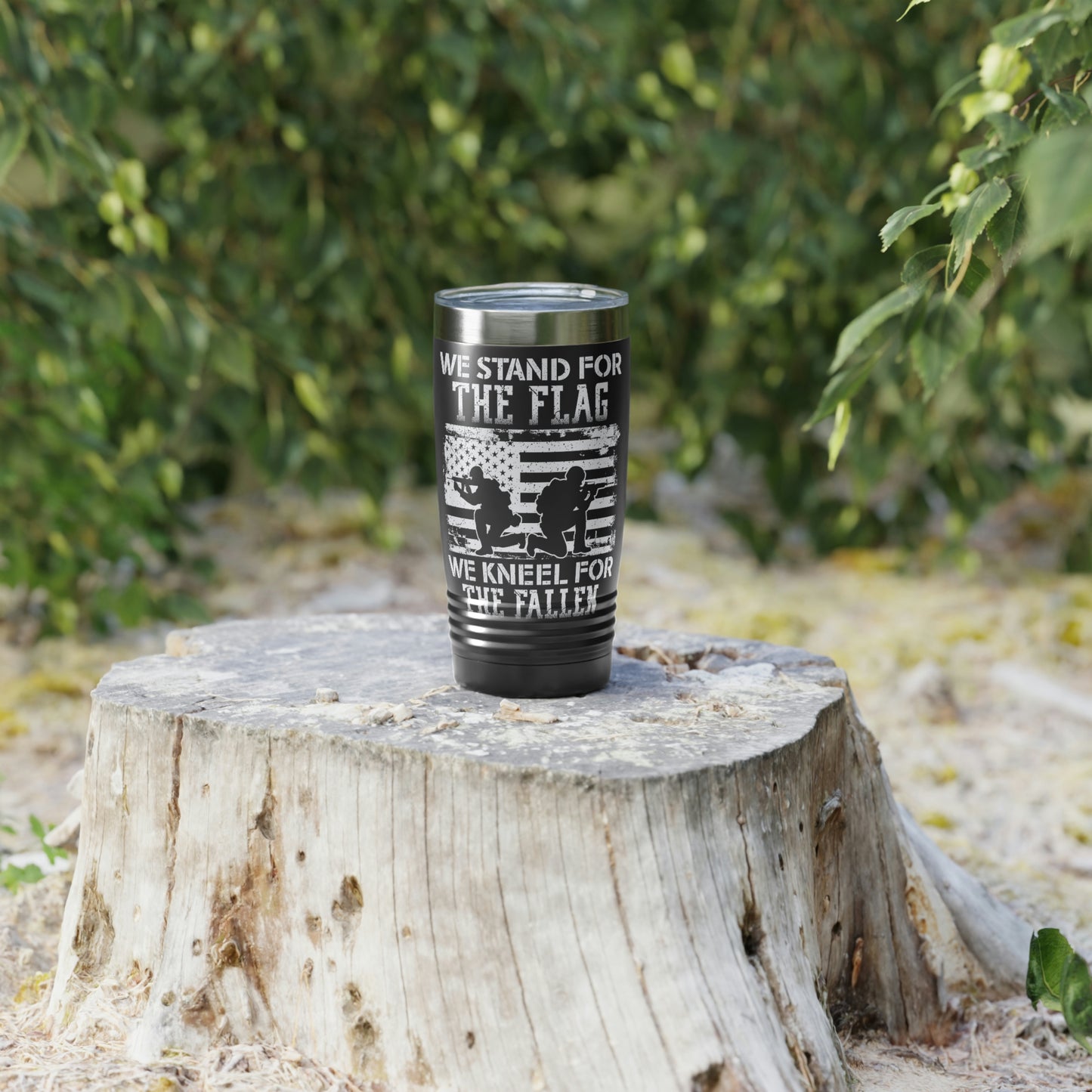 "Stand For The Flag" Ringneck Tumbler, 20oz - Weave Got Gifts - Unique Gifts You Won’t Find Anywhere Else!