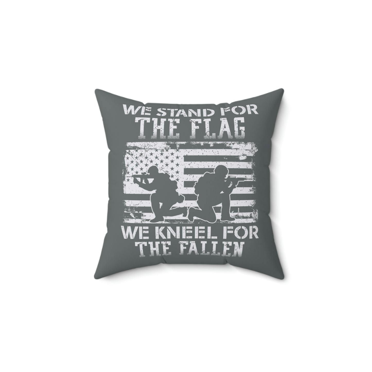 "Stand For The Flag, Kneel For The Fallon" Throw Pillow - Weave Got Gifts - Unique Gifts You Won’t Find Anywhere Else!
