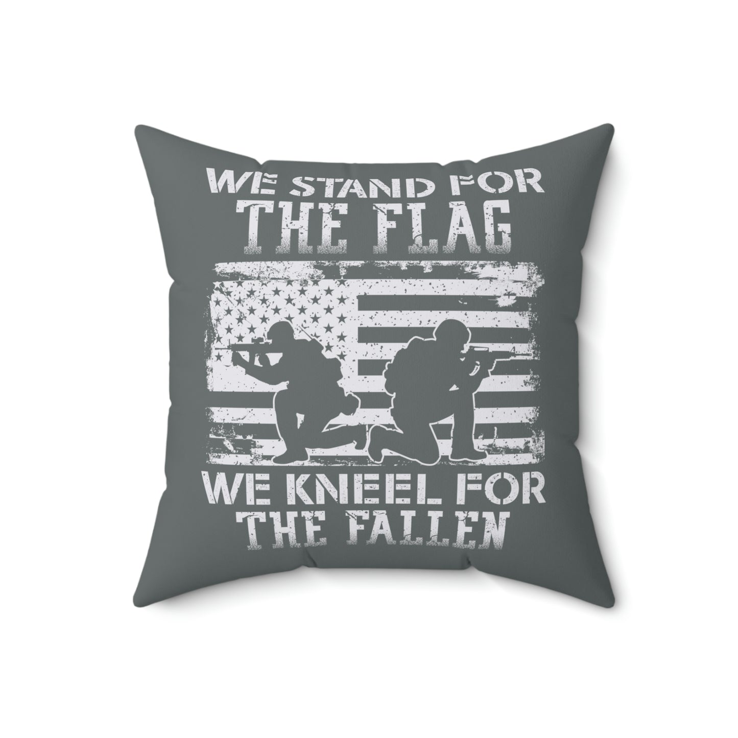 "Stand For The Flag, Kneel For The Fallon" Throw Pillow - Weave Got Gifts - Unique Gifts You Won’t Find Anywhere Else!