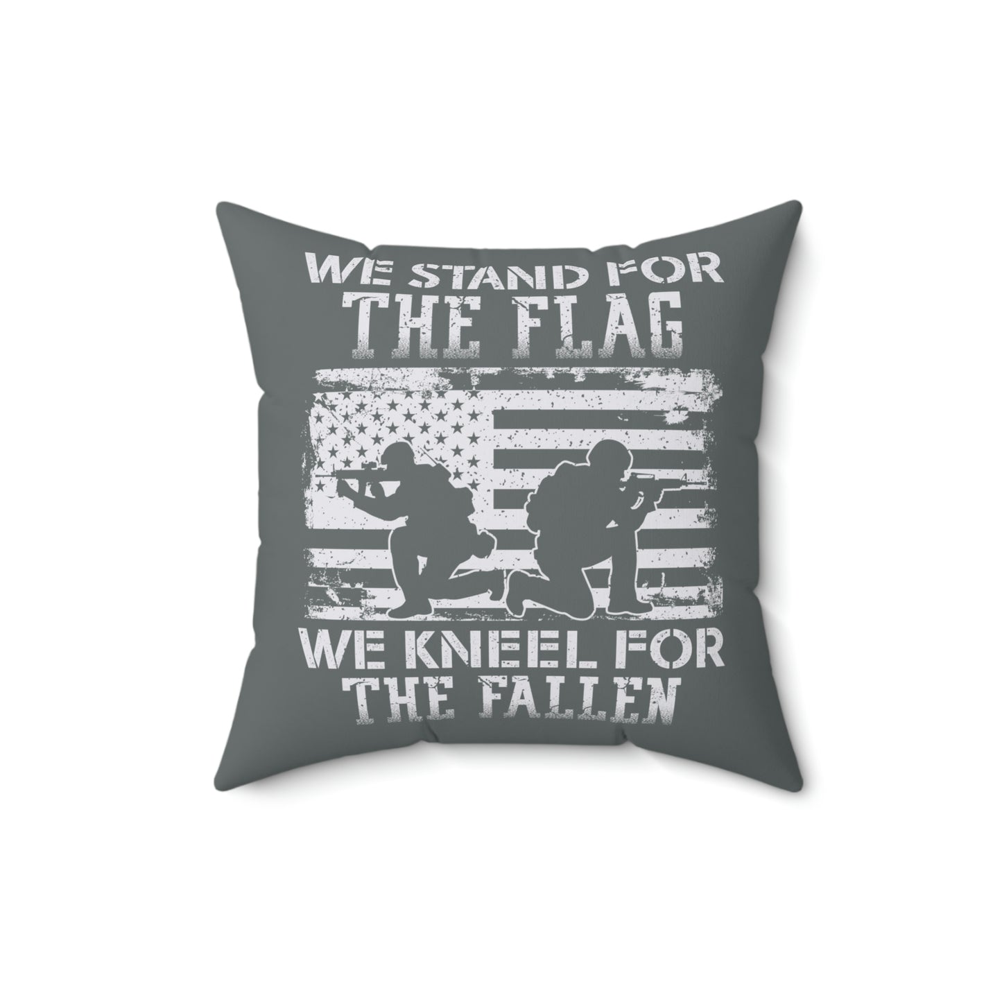 "Stand For The Flag, Kneel For The Fallon" Throw Pillow - Weave Got Gifts - Unique Gifts You Won’t Find Anywhere Else!