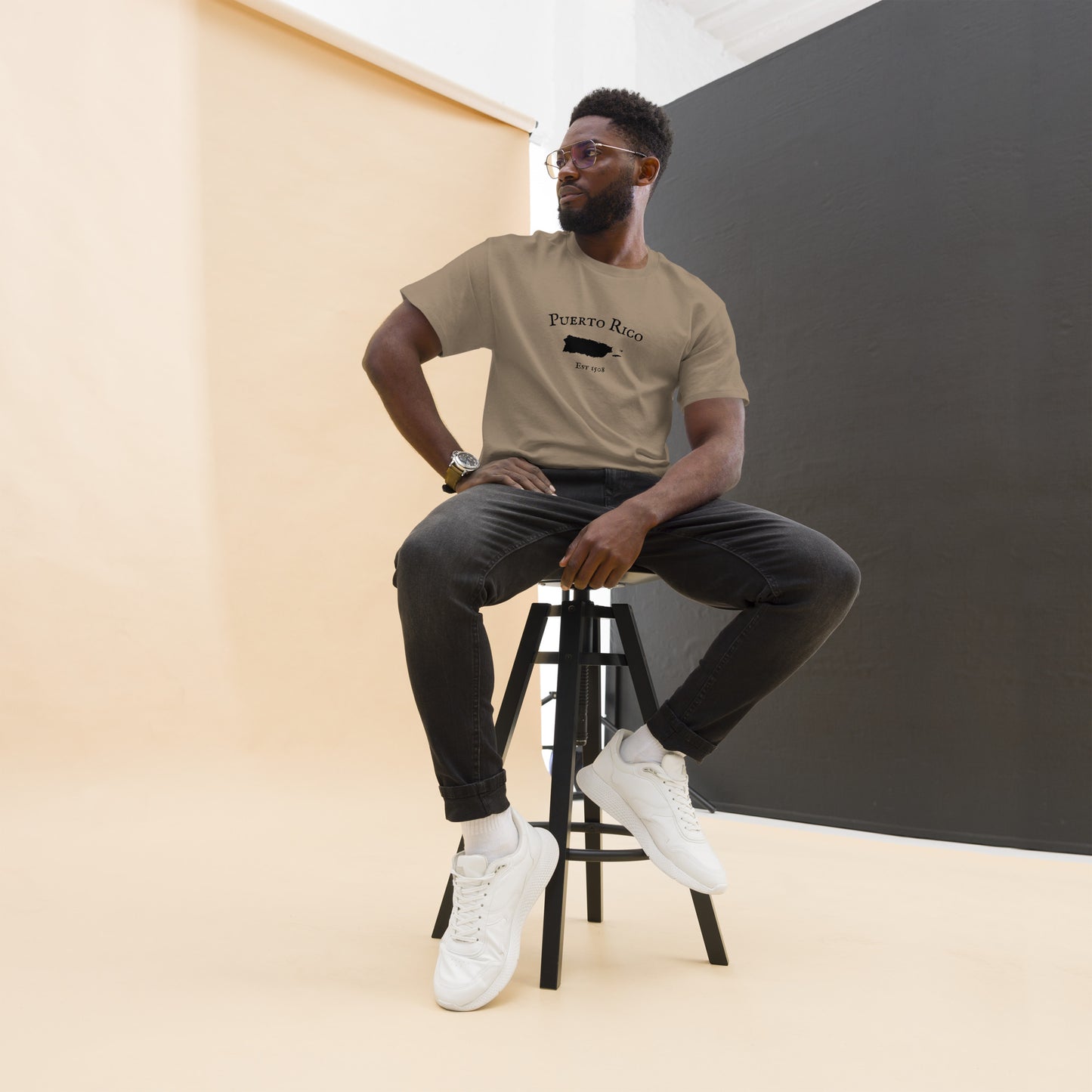 "Puerto Rico Established In 1508" Men’s T-Shirt - Weave Got Gifts - Unique Gifts You Won’t Find Anywhere Else!