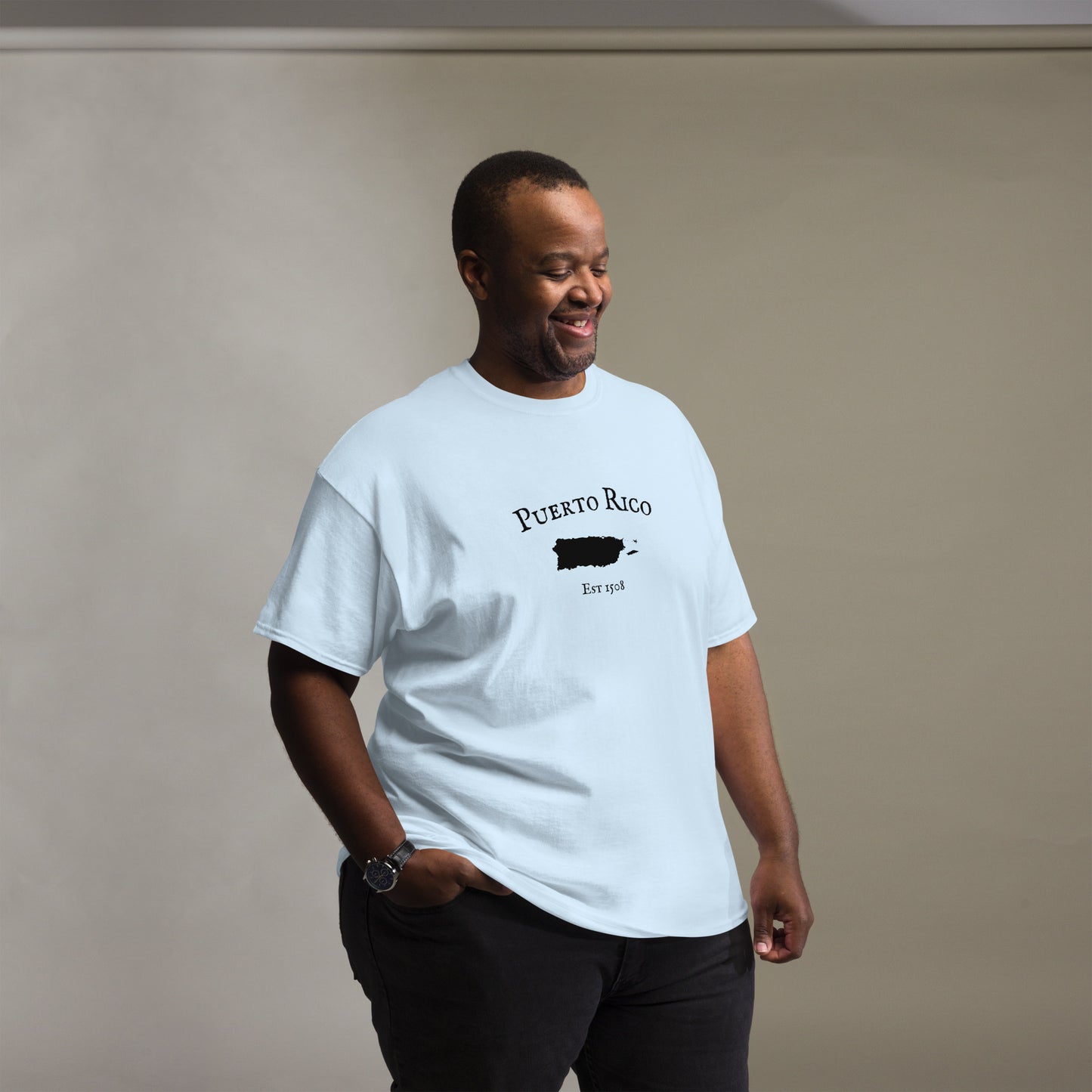 "Puerto Rico Established In 1508" Men’s T-Shirt - Weave Got Gifts - Unique Gifts You Won’t Find Anywhere Else!