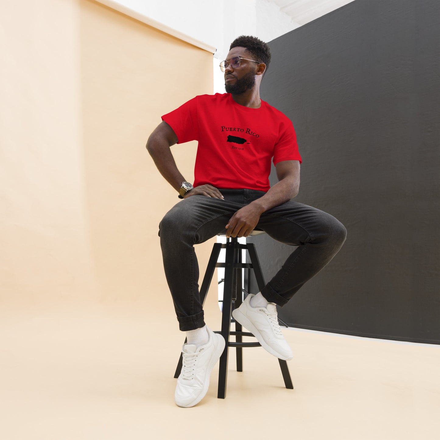 "Puerto Rico Established In 1508" Men’s T-Shirt - Weave Got Gifts - Unique Gifts You Won’t Find Anywhere Else!
