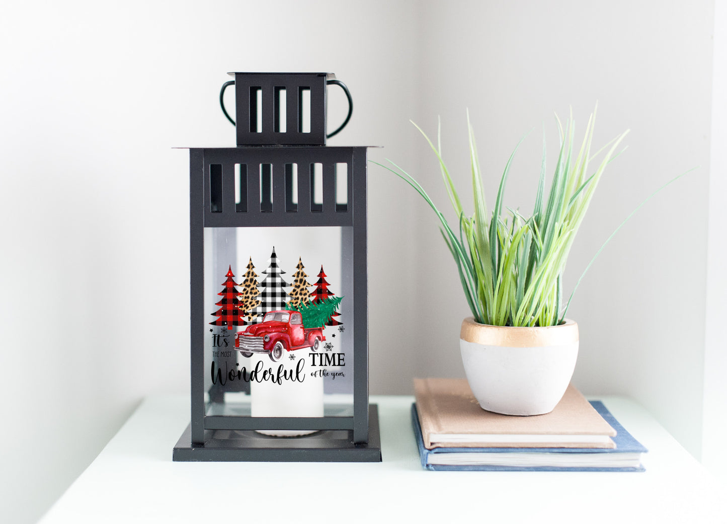 "It's the Most Wonderful Time Of The Year" Lantern Décor - Weave Got Gifts - Unique Gifts You Won’t Find Anywhere Else!