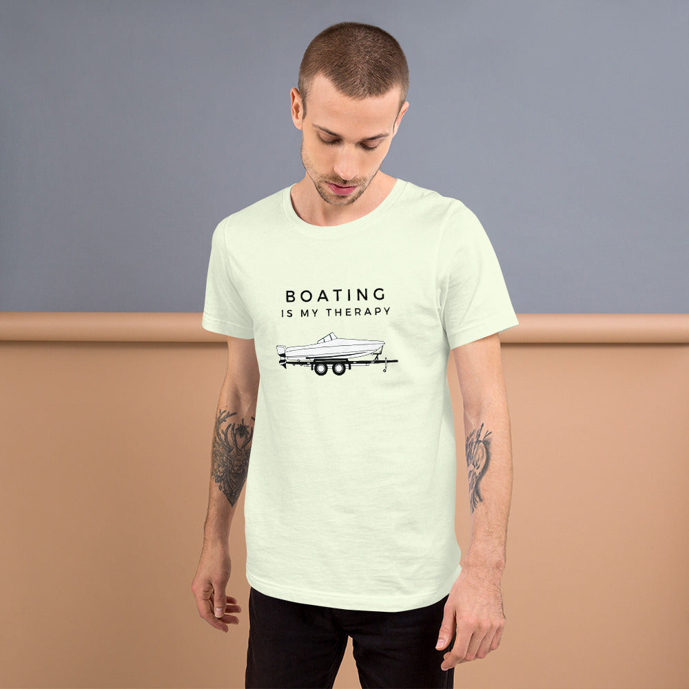 "Boating Is My Therapy" T-Shirt - Weave Got Gifts - Unique Gifts You Won’t Find Anywhere Else!